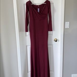 Cranberry Maternity Dress